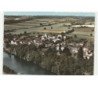BARROU: vue générale et la creuse vue aérienne 10X15 - très bon état