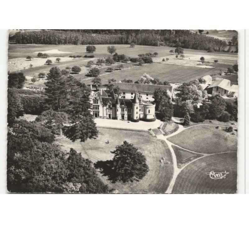 BEAULIEU-les-LOCHES: château du pressoir vue aérienne 10X15 - état