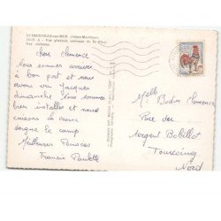QUIBERVILLE-sur-MER: vue générale de la plage vue aérienne 10x15 - très bon état