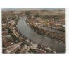 ROUEN: la seine et les quais vue aérienne 10x15 - très bon état