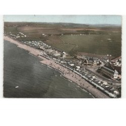 QUIBERVILLE-sur-MER: la plage vue aérienne 10x15 - très bon état