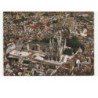 ROUEN: l'église saint-ouen et l(hôtel de ville vue aérienne 10x15 - très bon état