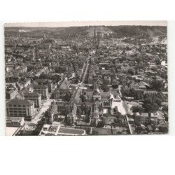 ROUEN: la madeleine, au fond la côte sainte-catherine vue aérienne 10x15 - très bon état