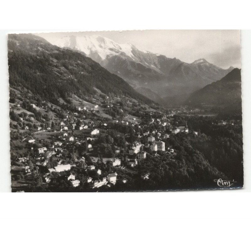 SAINT-GERVAIS-les-BAINS: sports d'hiver, vue générale vue aérienne 10x15 - très bon état