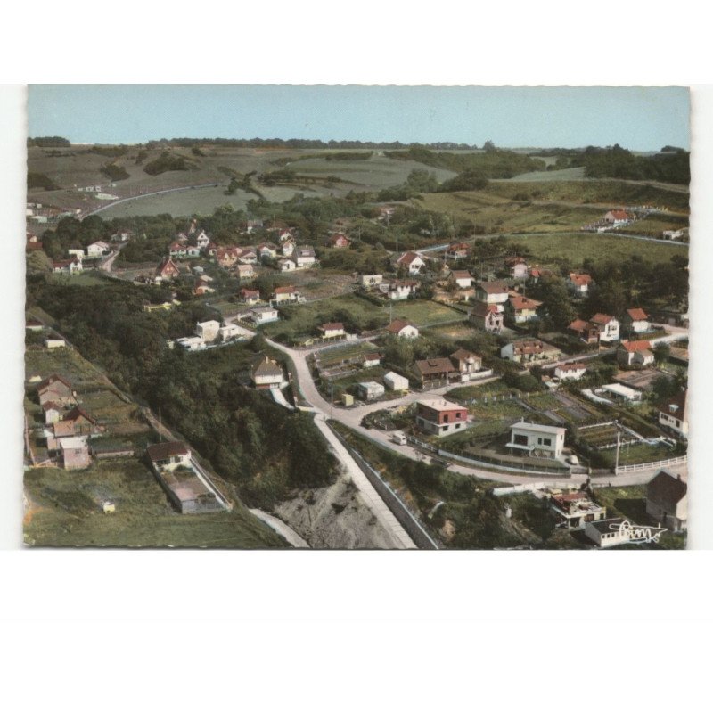 SAINT-MARTIN-PLAGE: BERNEVAL-sur-MER: villas vue aérienne 10x15 - très bon état