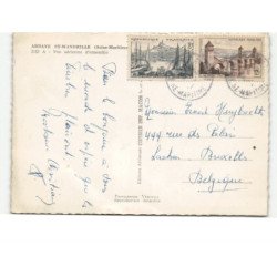 SAINT-WANDRILLE: abbaye, ensemble vue aérienne 10x15 - état