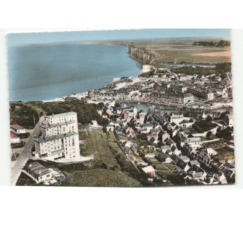 SAINT-VALERY-en-CAUX: vue générale vue aérienne 10x15 - très bon état