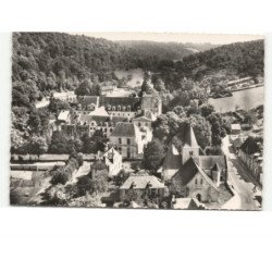 SAINT-WANDRILLE: abbaye, vue d'ensemble vue aérienne 10x15 - très bon état