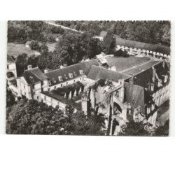 SAINT-WANDRILLE: abbaye, le monestère et les ateliers vue aérienne 10x15 - très bon état