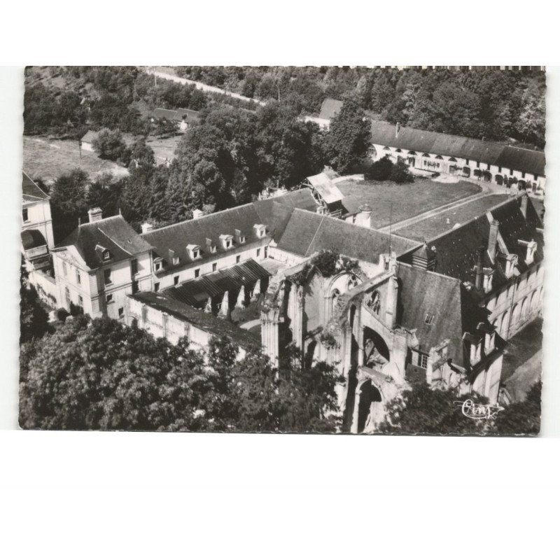 SAINT-WANDRILLE: abbaye, le monestère et les ateliers vue aérienne 10x15 - très bon état