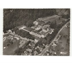 SAINT-WANDRILLE: abbaye et vallée de la fontenelle vue aérienne 10x15 - très bon état