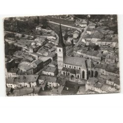 VEZELISE: le centre, l'église vue aérienne 10x15 - très bon état