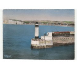 LE TREPORT: le phare vue aérienne 10x15 - très bon état