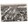 VEZELISE: la mairie, le canal, en arrière plan, les usines solvay vue aérienne 10x15 - état