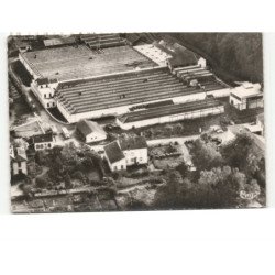 VAL-et-CHATILLON: pilature tissage teinture et apprêts de coton vue aérienne 10x15 - très bon état