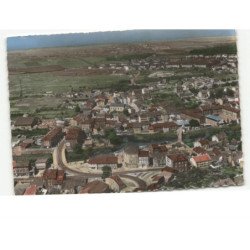 AUBOUE: le centre et la mairie vue aérienne 10x15 - très bon état