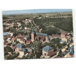 BRIEY: l'église vue aérienne 10x15 - très bon état