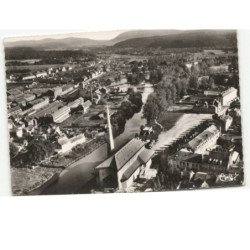 BACCARAT: l'église, les cristalleries, la salle des fêtes vue aérienne 10x15 - très bon état