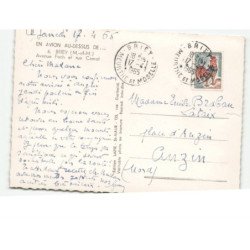 BRIEY: avenue foch et rue carnot vue aérienne 10x15 - très bon état