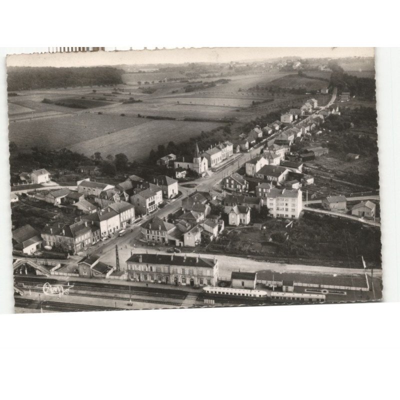 AVRICOURT: quartier de la gare vue aérienne 10x15 - très bon état