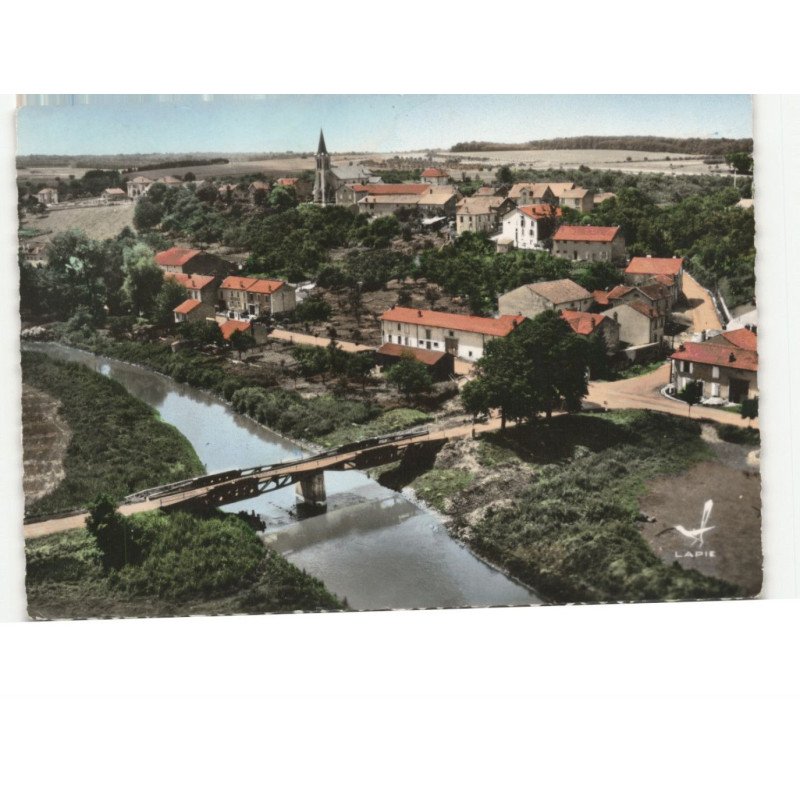 BRIN-sur-SEILLE: vue panoramique vue aérienne 10x15 - très bon état