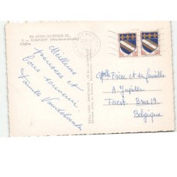 CHAVIGNY: l'église vue aérienne 10x15 - très bon état