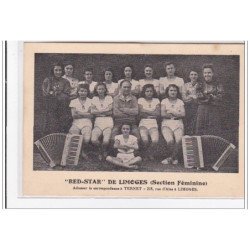 LIMOGES : red-star de limoges (section feminine) - tres bon etat