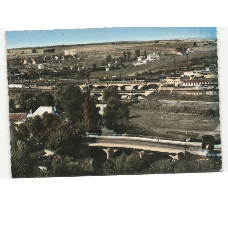 CONFLANS: les ponts vue aérienne 10x15 - très bon état