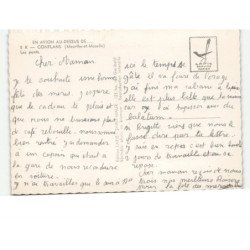 CONFLANS: les ponts vue aérienne 10x15 - très bon état