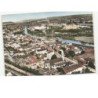 JARVILLE: l'église et rue de la république vue aérienne 10x15 - très bon état
