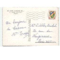 LAXOU: l'église vue aérienne 10x15 - très bon état