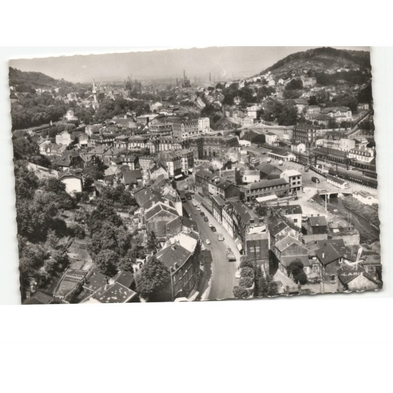 LONGWY: vue générale vue aérienne 10x15 - très bon état