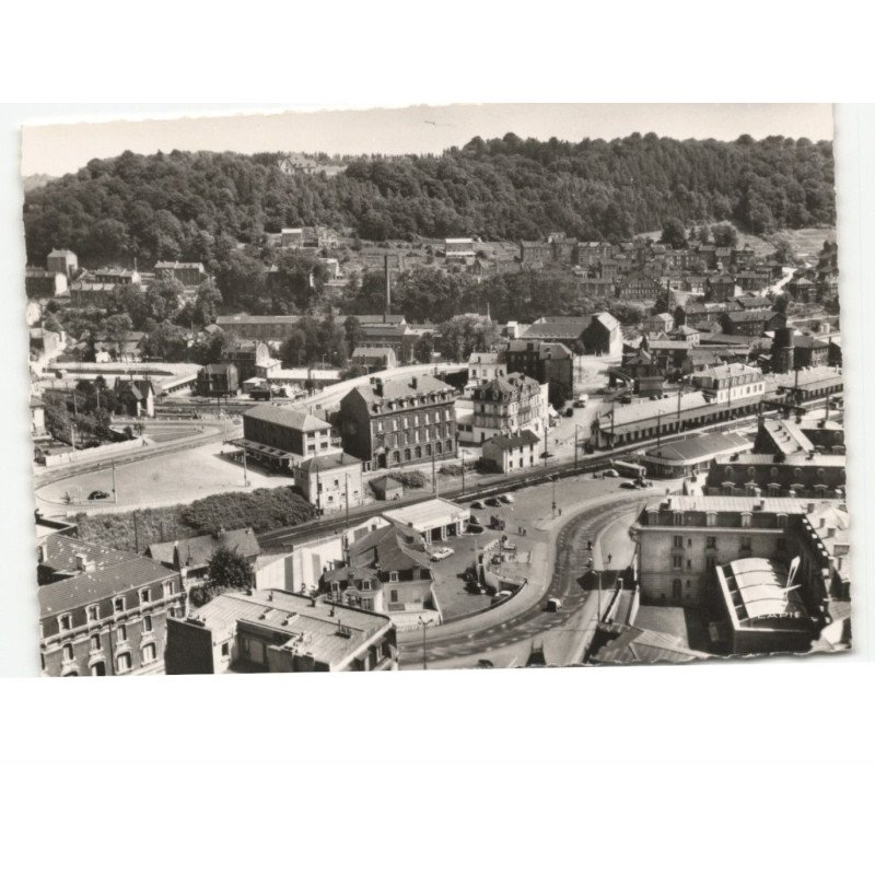 LONGWY: place giraud vue aérienne 10x15 - très bon état