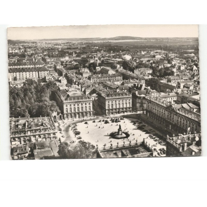 NANCY: la place stanislas vue aérienne 10x15 - très bon état
