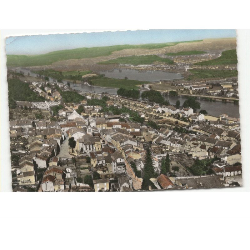 PONT-SAINT-VINCENT: vue générale vue aérienne 10x15 - état