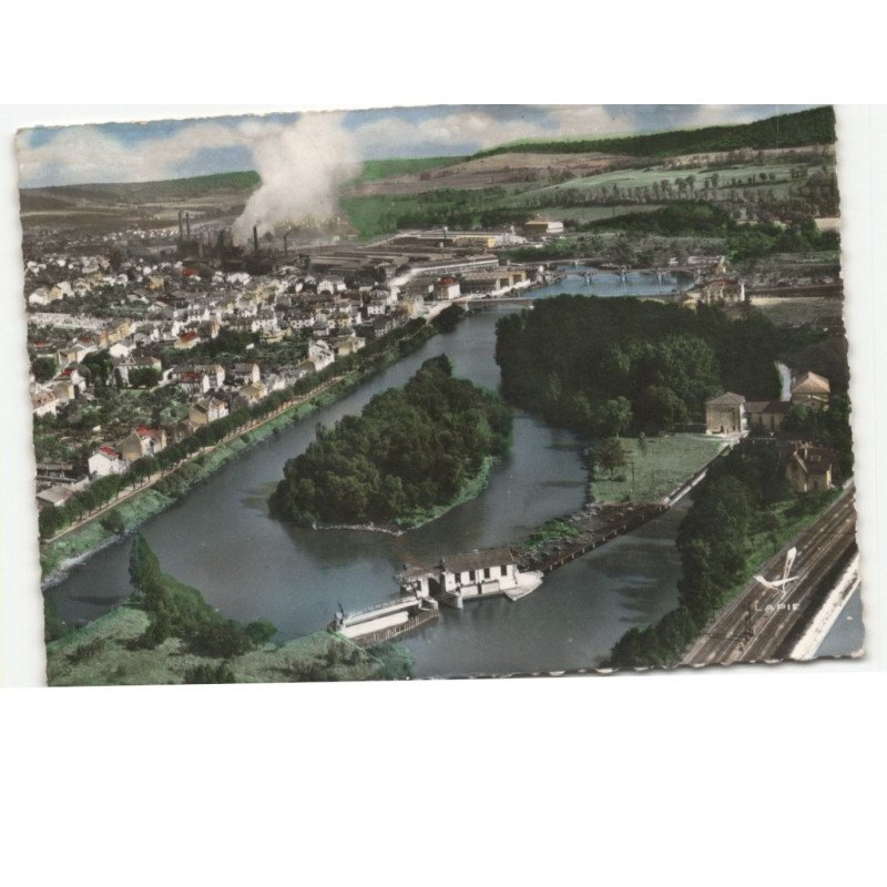 POMPEY: vue panoramique vue aérienne 10x15 - très bon état