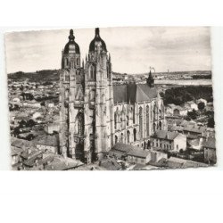 SAINT-NICOLAS-de-PORT: la basilique vue aérienne 10x15 - très bon état