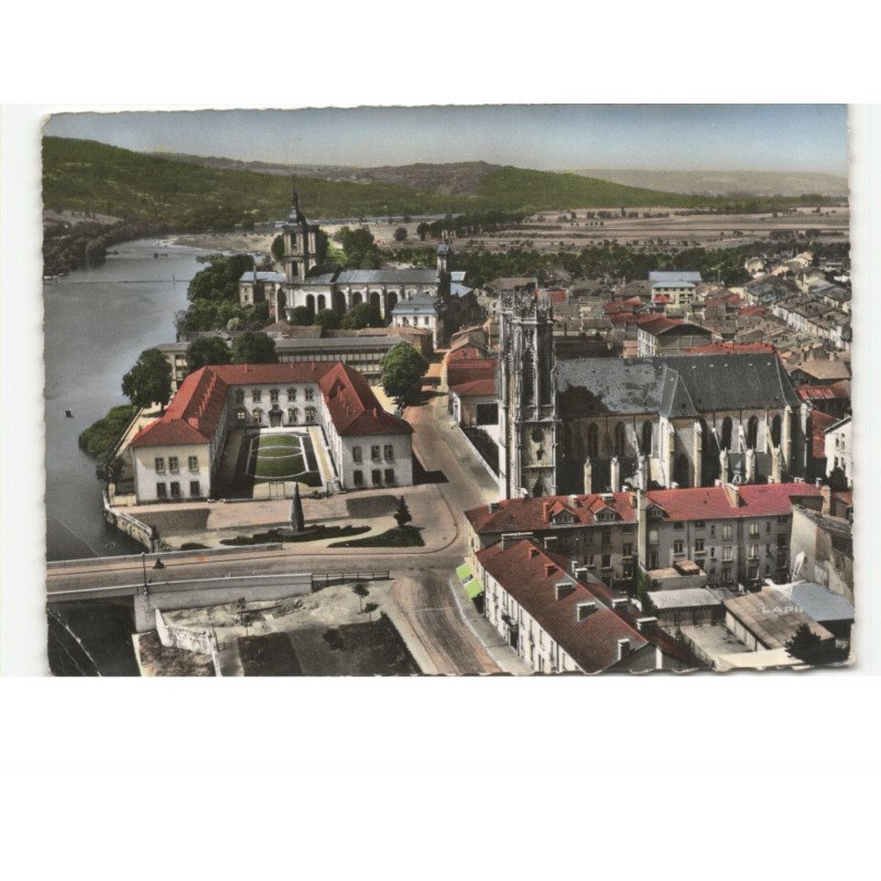 PONT-A-MOUSSON: le quartier saint-martin vue aérienne 10x15 - état