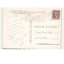 PONT-A-MOUSSON: le quartier saint-martin vue aérienne 10x15 - état