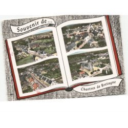 CHARTRES-de-BRETAGNE: souvenir de... 4 vues vue aérienne 10X15 - état