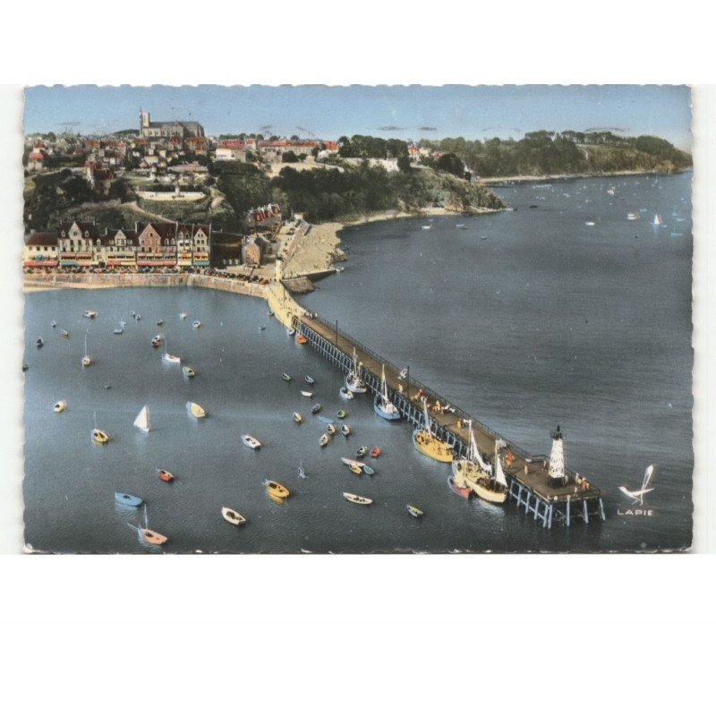 CANCALE: port et arrière-port vue aérienne 10X15 - très bon état
