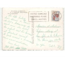 CANCALE: port et arrière-port vue aérienne 10X15 - très bon état