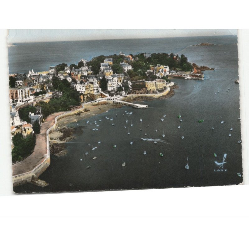 DINARD: le port et vue générale vue aérienne 10X15 - très bon état