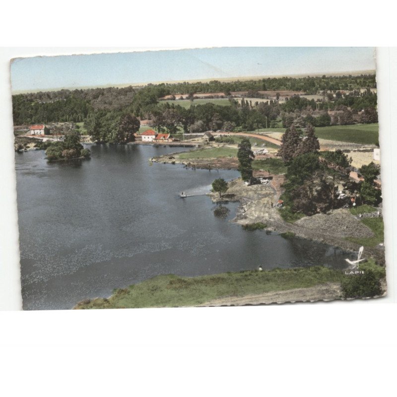 GOVEN: étang de la roche vue aérienne 10X15 - très bon état