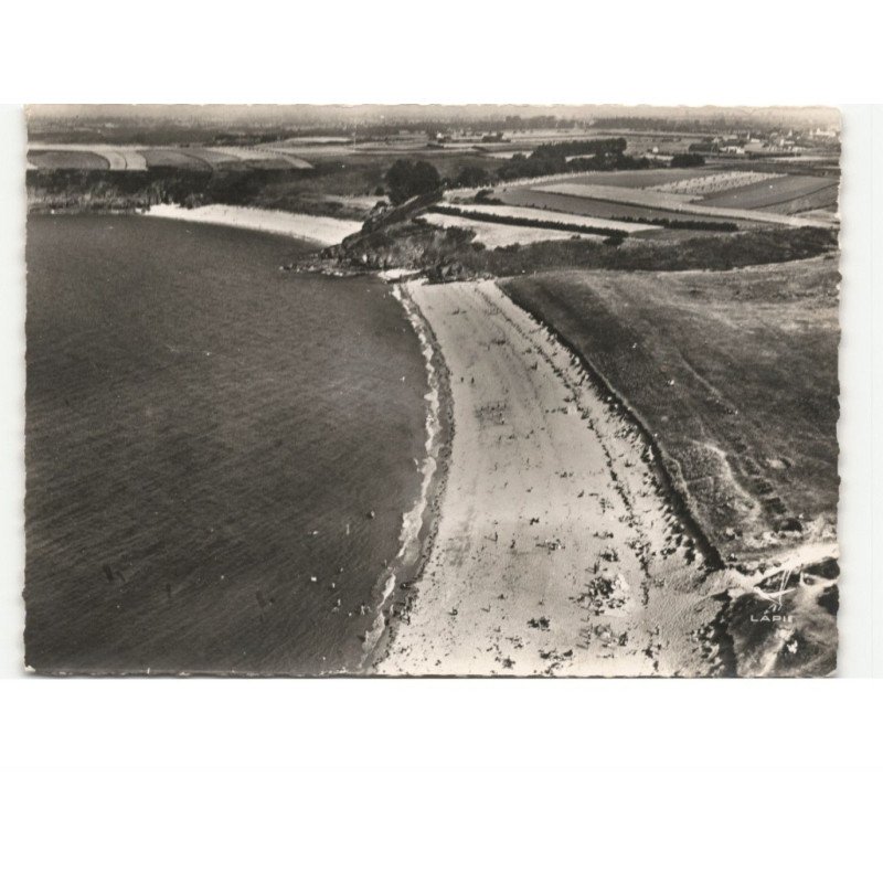 SAINT-COULOMB: la plage du port à la guimorais vue aérienne 10X15 - très bon état