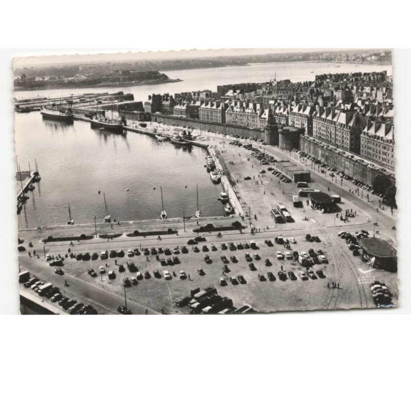 SAINT-MALO: vue générale vue aérienne 10X15 - très bon état