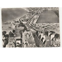 SAINT-MALO: le bassin, le casino vue aérienne 10X15 - très bon état