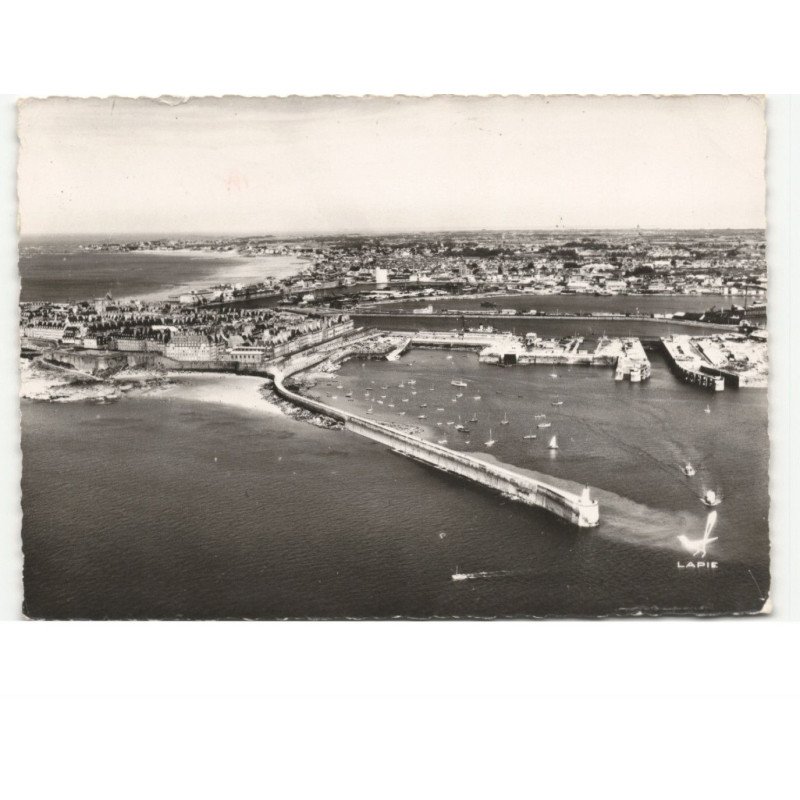 SAINT-MALO: vue panoramique vue aérienne 10X15 - très bon état