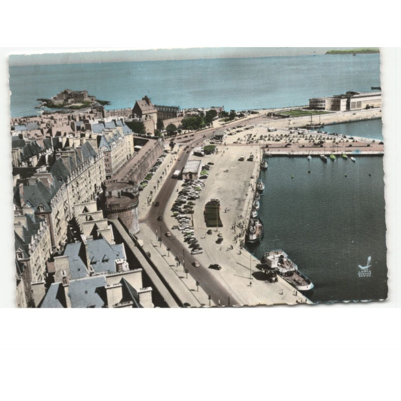 SAINT-MALO: vue aérienne 10X15 - très bon état