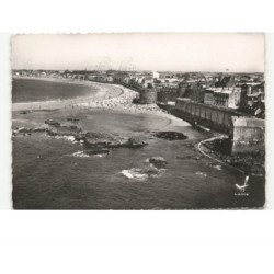 SAINT-MALO: la plage de l'éventail vue aérienne 10X15 - état